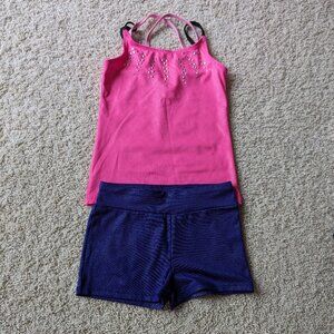 Freestyle Dance Tank & Shorts Size 7/8